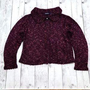 Wind River S/M purple zip up sweater
